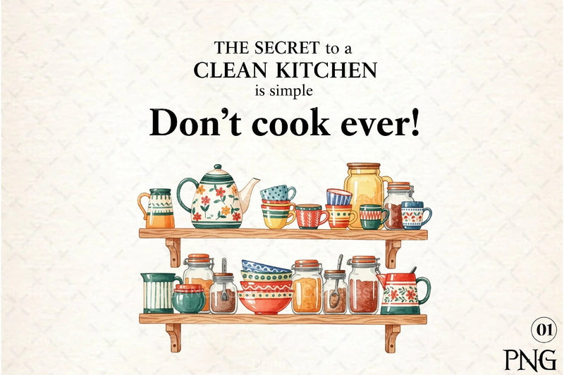 Funny Kitchen Towel Clipart Bundle 3 - CraftNest - Digital Crafting and Art