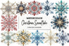 Christmas Snowflake Clipart Bundle