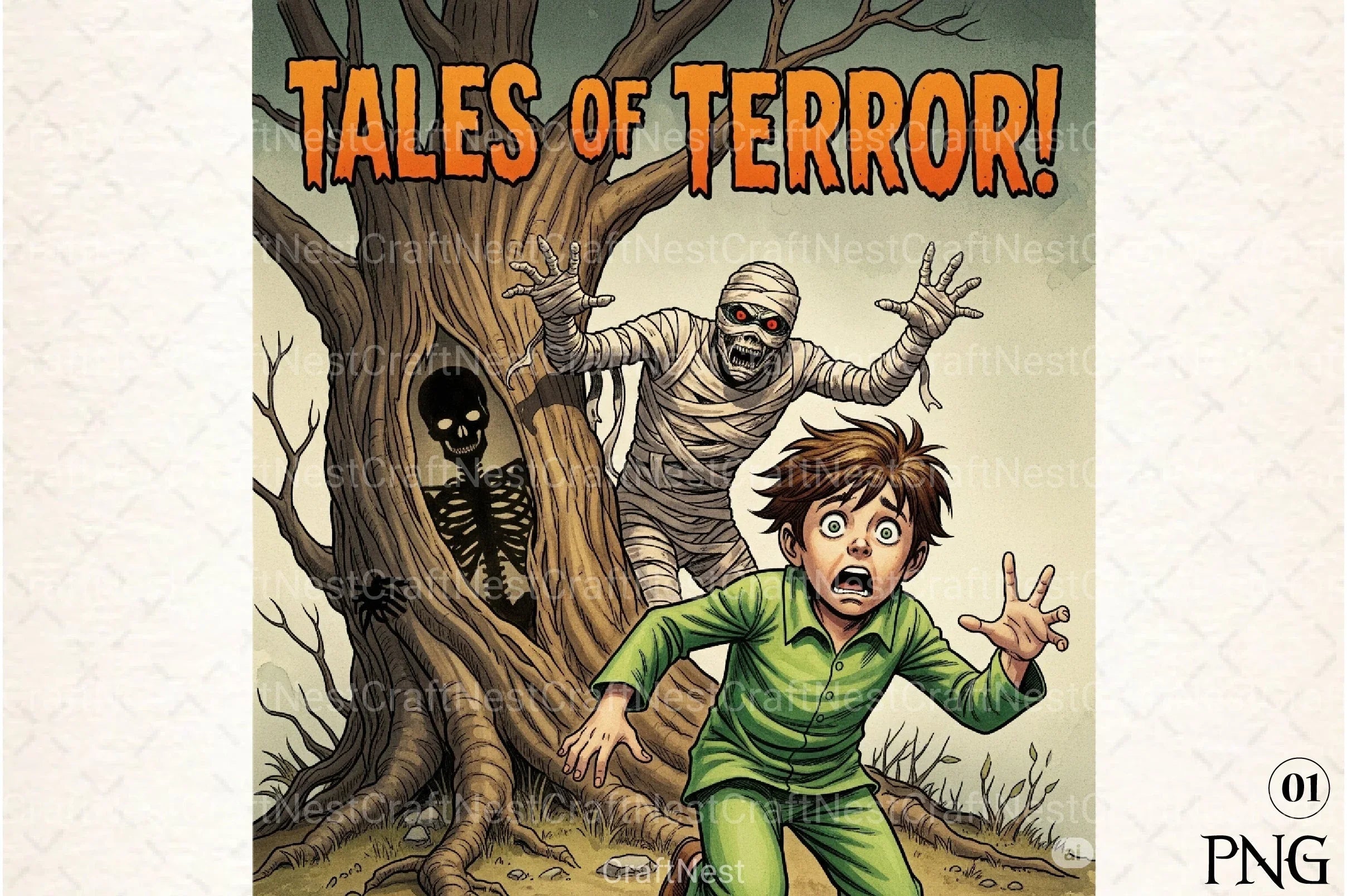 Spooky Halloween Clipart Bundle: 16 Designs 77 - CraftNest - Digital Crafting and Art