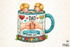 Kids Father’s Day Fist Bump Clipart Bundle