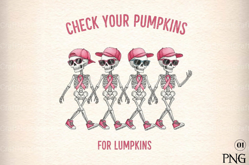 Halloween Breast Cancer Clipart Bundle 8 - CraftNest - Digital Crafting and Art