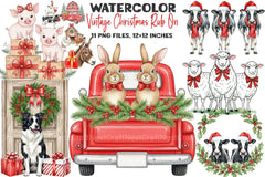 Vintage Christmas Clipart Bundle 2 - CraftNest - Digital Crafting and Art