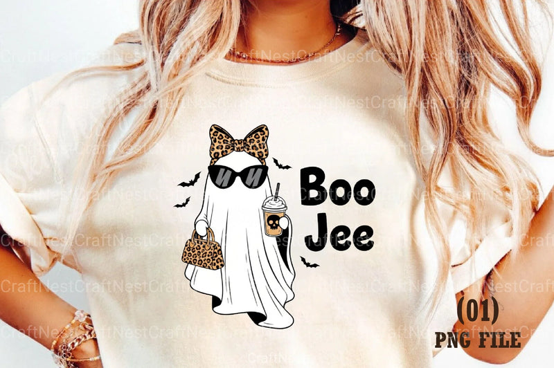 Halloween Boo Jee Ghost Clipart Bundle - CraftNest - Digital Crafting and Art