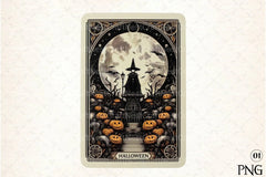 Halloween Tarot Card Clipart Bundle 9 - CraftNest - Digital Crafting and Art