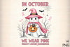 Halloween Breast Cancer Clipart Bundle