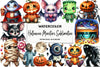 Halloween Monsters Clipart Bundle