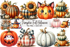 Pumpkin Halloween Clipart Bundle - CraftNest - Digital Crafting and Art