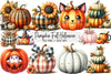 Pumpkin Halloween Clipart Bundle