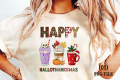 Happy Hallothanksmas T-Shirt & Clipart Bundle - CraftNest - Digital Crafting and Art