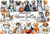 Halloween Ghost Dog Clipart Bundle