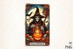 Halloween Tarot Card Clipart Bundle 15 - CraftNest - Digital Crafting and Art