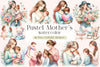 Pastel Mother's & Child Clipart Bundle