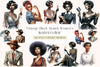 Vintage Black Women's Clipart Bundle