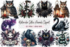 Gothic Animals Clipart Bundle