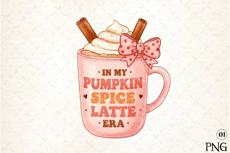Pumpkin Spice Latte Clipart Bundle - CraftNest - Digital Crafting and Art