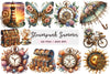 Steampunk Summer Clipart Bundle