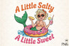 Summer Mermaid Salty Sweet Clipart Bundle