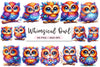 Whimsical Owl Clipart Bundle
