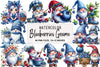 Gnome Blueberries Clipart Bundle