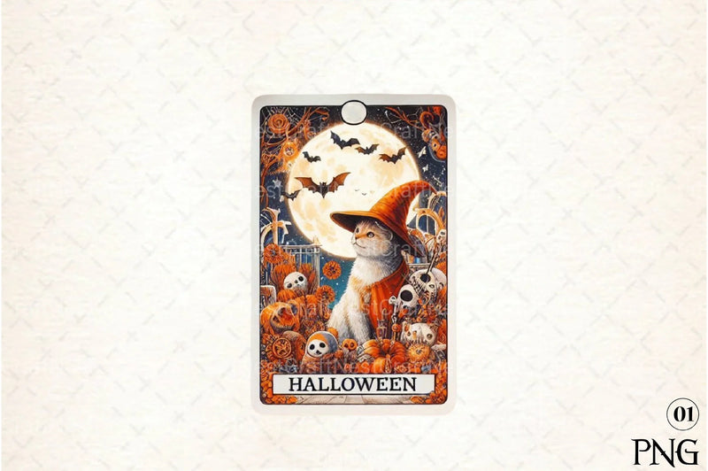 Halloween Tarot Card Clipart Bundle 6 - CraftNest - Digital Crafting and Art
