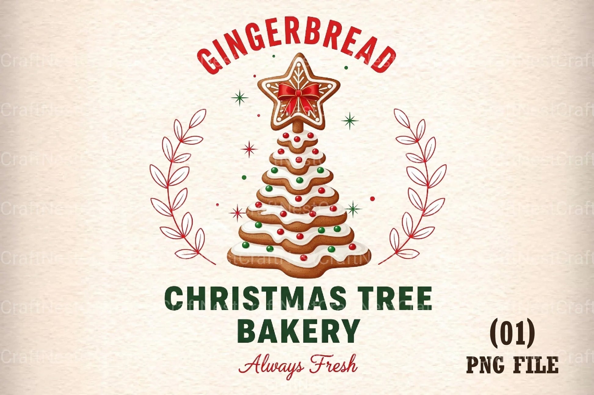 Gingerbread Christmas Clipart Bundle 3 - CraftNest - Digital Crafting and Art