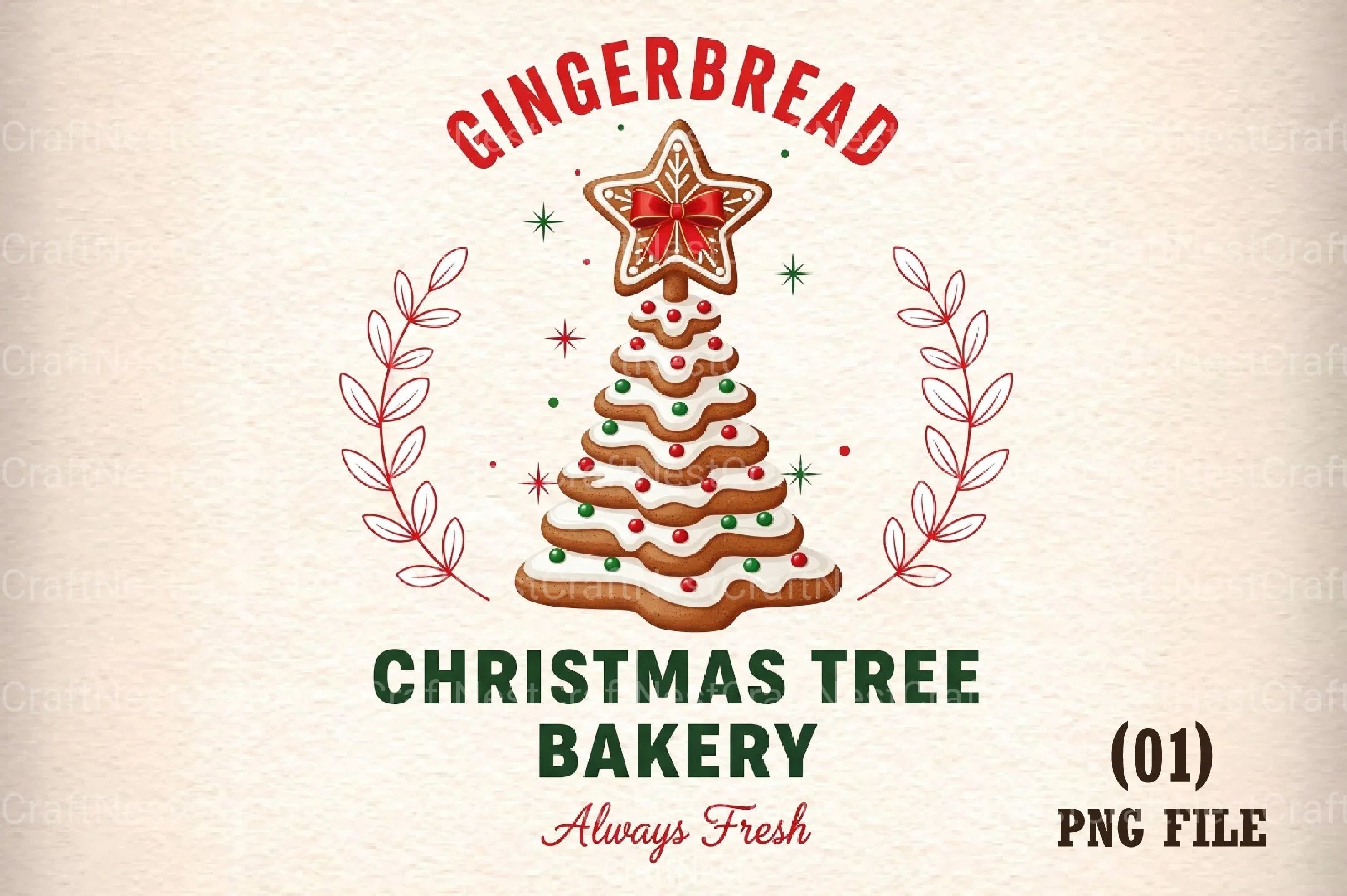 Gingerbread Christmas Clipart Bundle 3 - CraftNest - Digital Crafting and Art