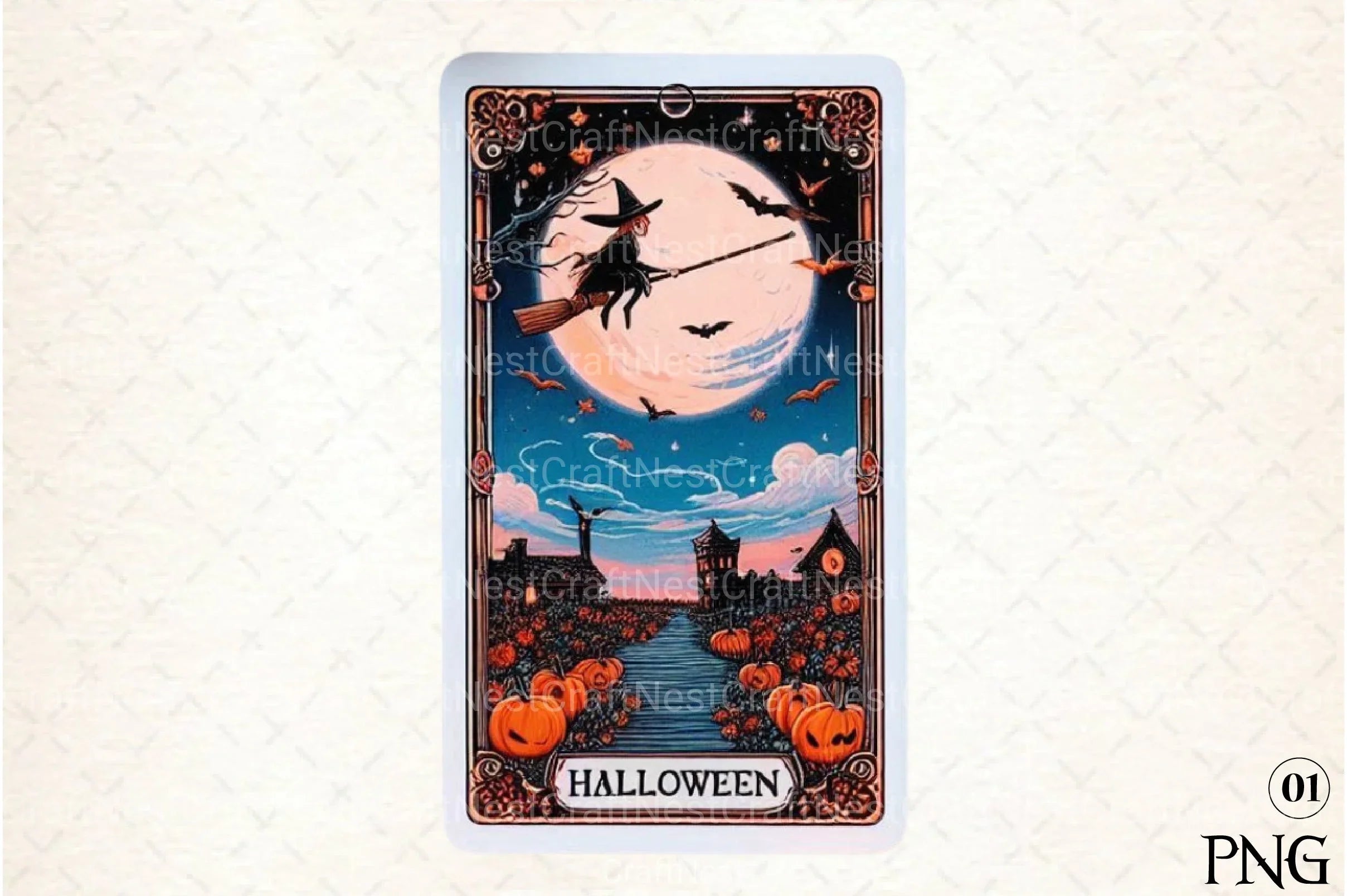 Halloween Tarot Card Clipart Bundle 12 - CraftNest - Digital Crafting and Art