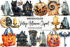 Vintage Halloween Clipart Bundle