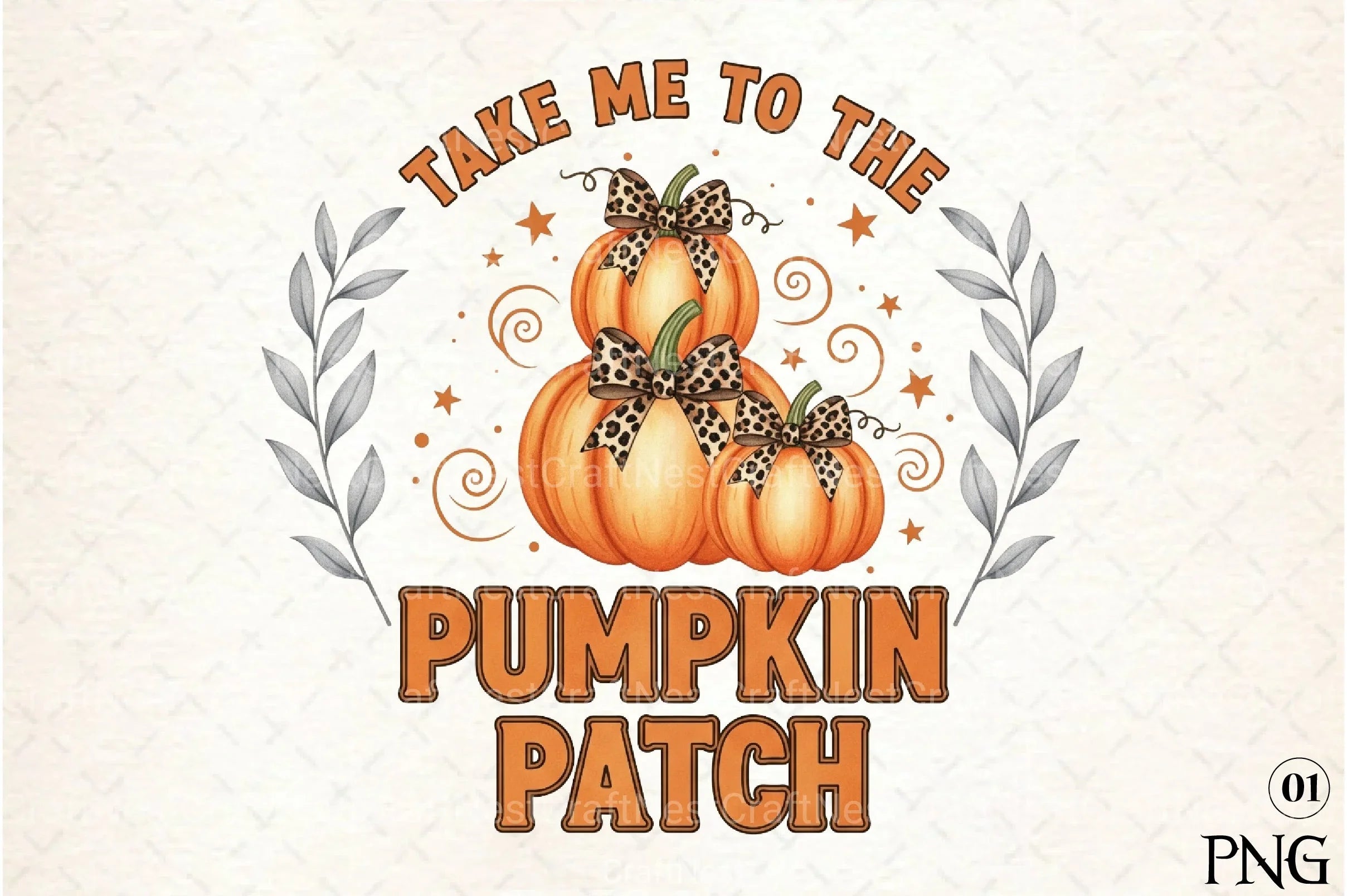 Take Me to the Pumpkin Patch Clipart Bundle - CraftNest - Digital Crafting and Art