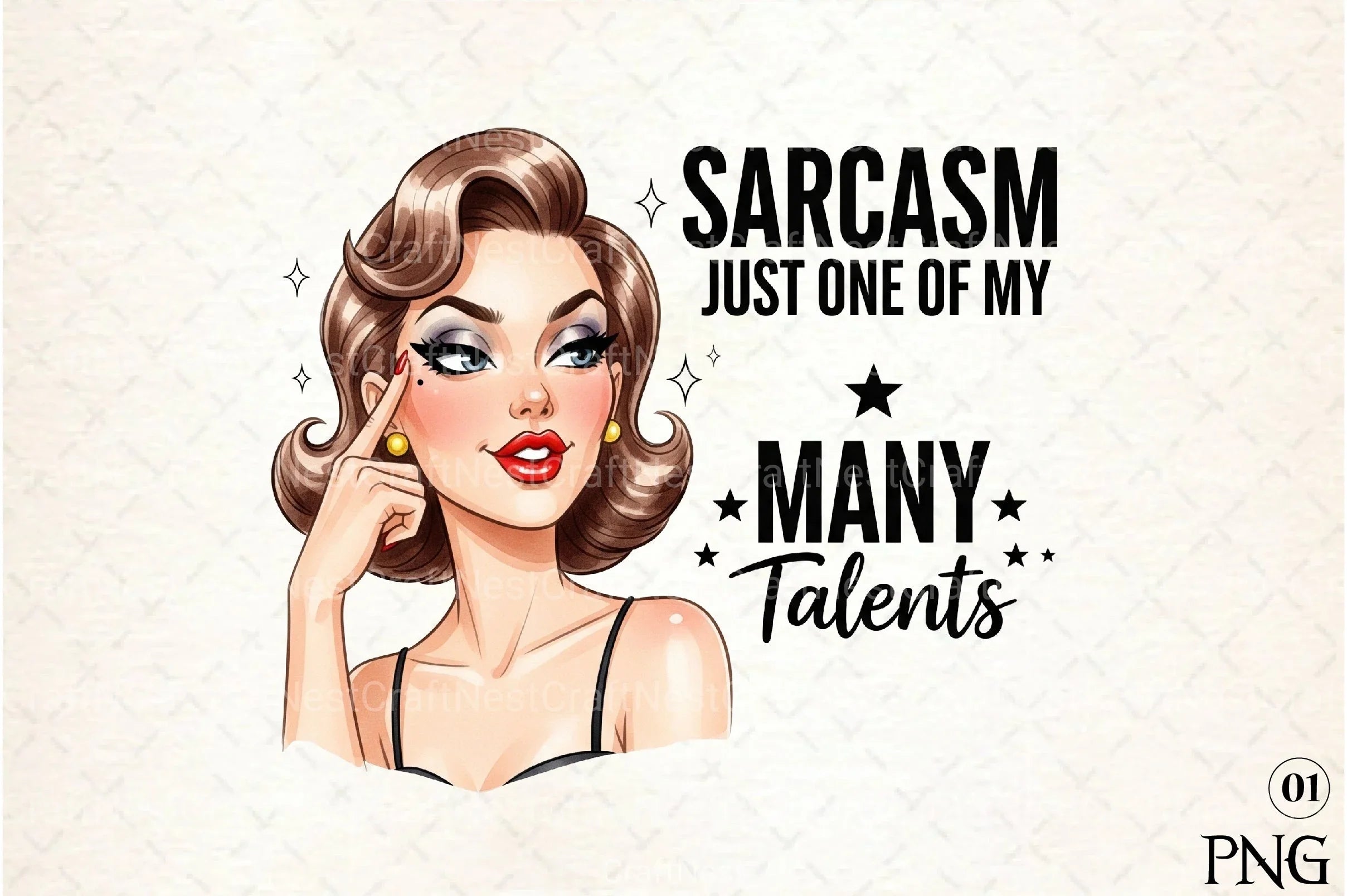 Sarcastic Funny Girl Can't Adult Today Clipart Bundle 4 - CraftNest - Digital Crafting and Art