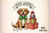Vintage Christmas Dog Clipart Bundle