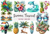 Summer Tropical Clipart Bundle