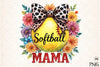Cute Leopard Bow Softball Sports Mom Clipart Bundle