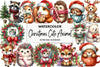 Christmas Cute Animal Clipart Bundle