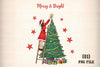 Vintage Christmas Merry & Bright Clipart Bundle