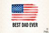 Patriotic Best Dad Ever Clipart Bundle