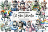 Cute Zebra Clipart Bundle