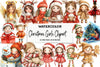 Christmas Girls Clipart Bundle