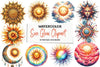 Sun Glow Clipart Bundle