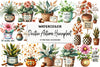 Positive Autumn Houseplant Clipart Bundle