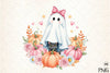 Preppy Halloween Ghost Clipart Bundle