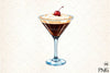 Espresso Martini Retro Design Clipart Bundle
