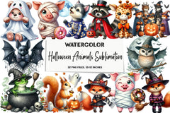 Halloween Animals Clipart Bundle - CraftNest - Digital Crafting and Art