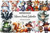 Halloween Animals Clipart Bundle