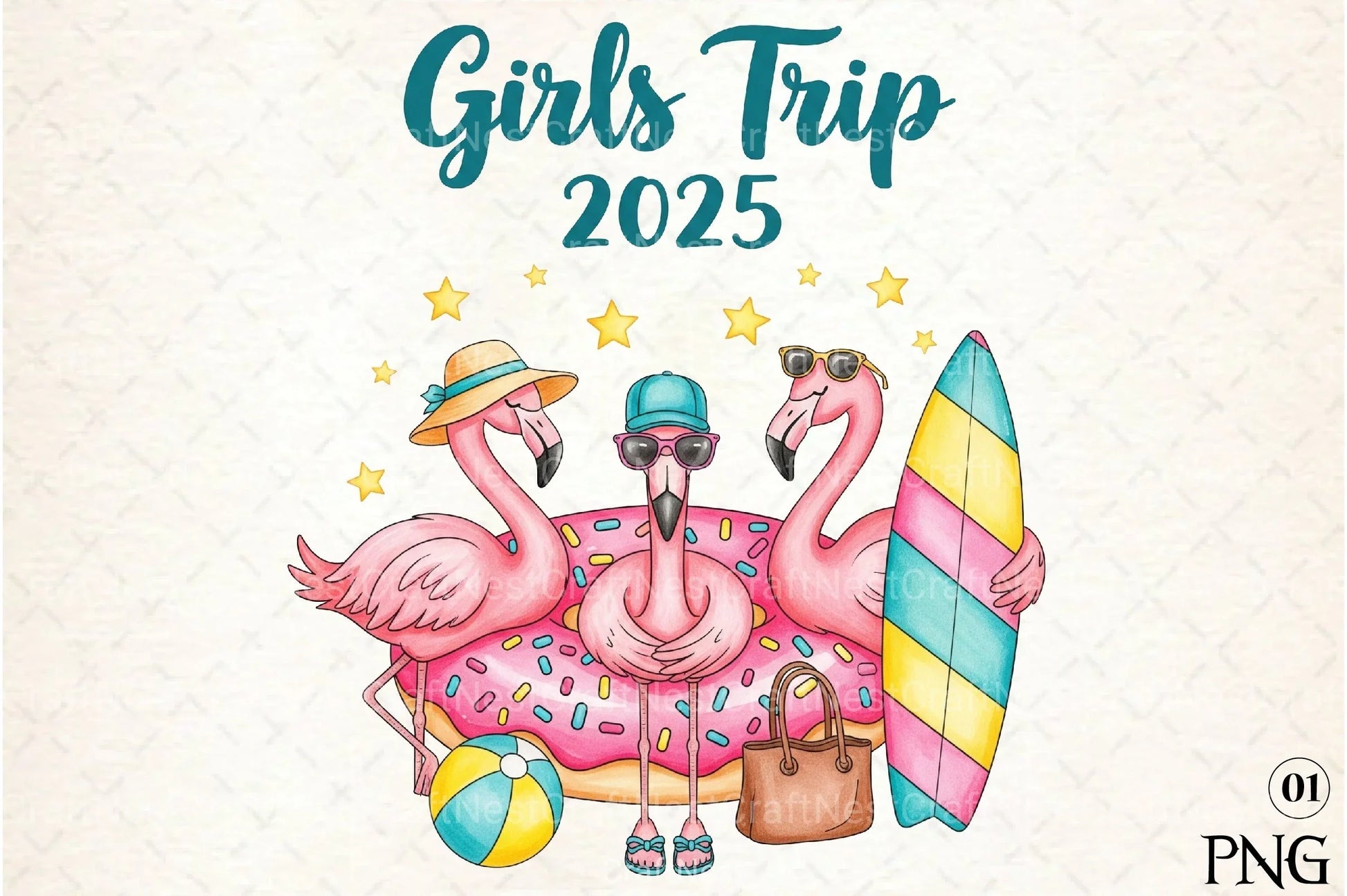 Summer Funny Animals Clipart Bundle 4 - CraftNest - Digital Crafting and Art