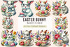 Easter Bunny Clipart Bundle