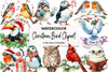 Christmas Bird Clipart Bundle