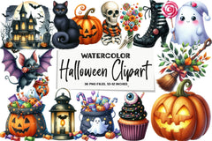Halloween Clipart Bundle - CraftNest - Digital Crafting and Art