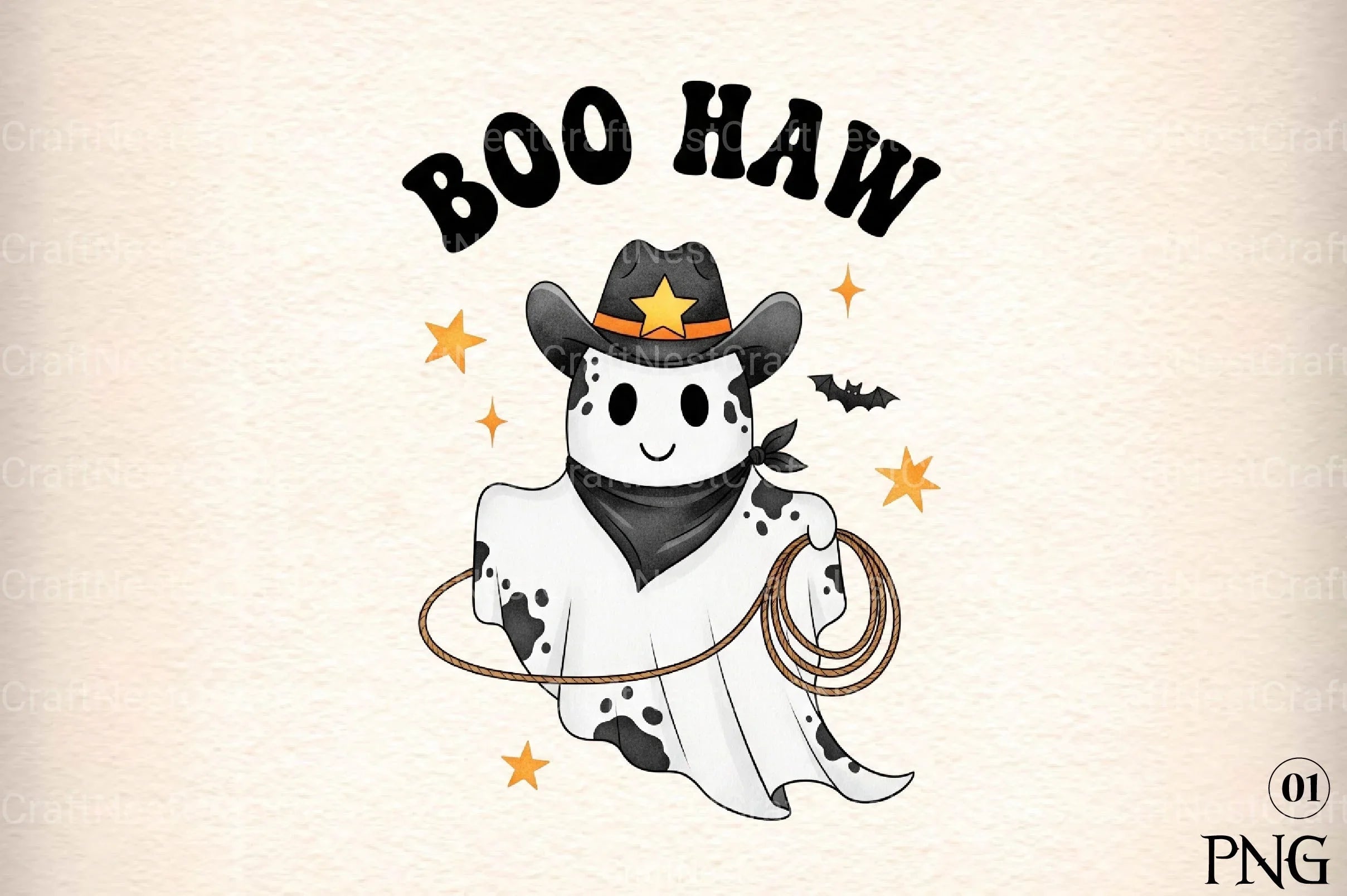 Western Halloween Quotes Clipart Bundle 8 - CraftNest - Digital Crafting and Art