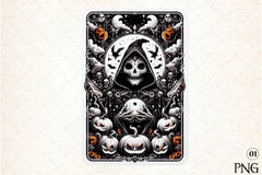 Halloween Tarot Card Clipart Bundle 77 - CraftNest - Digital Crafting and Art
